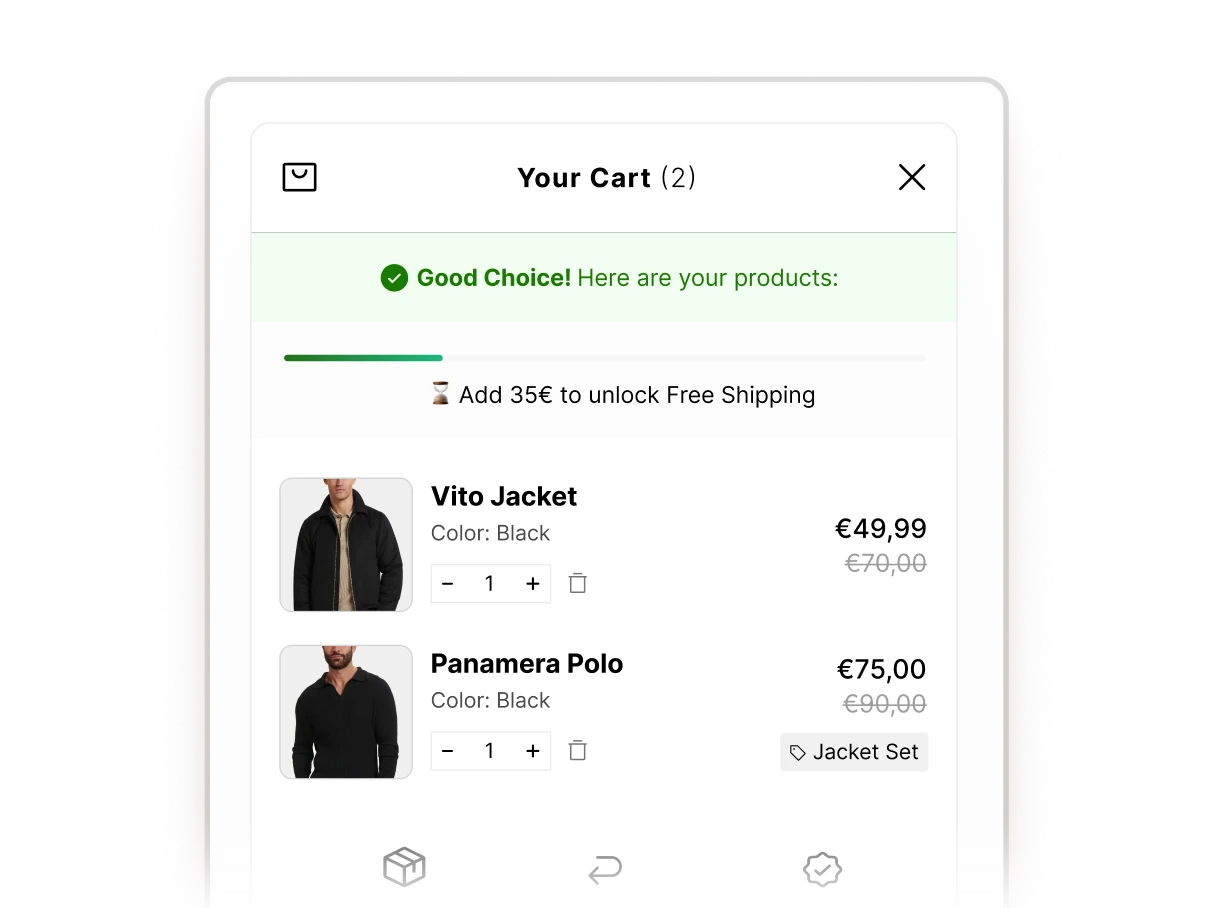 Cart Drawer module preview