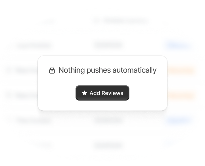 Improve Without Losing Control
